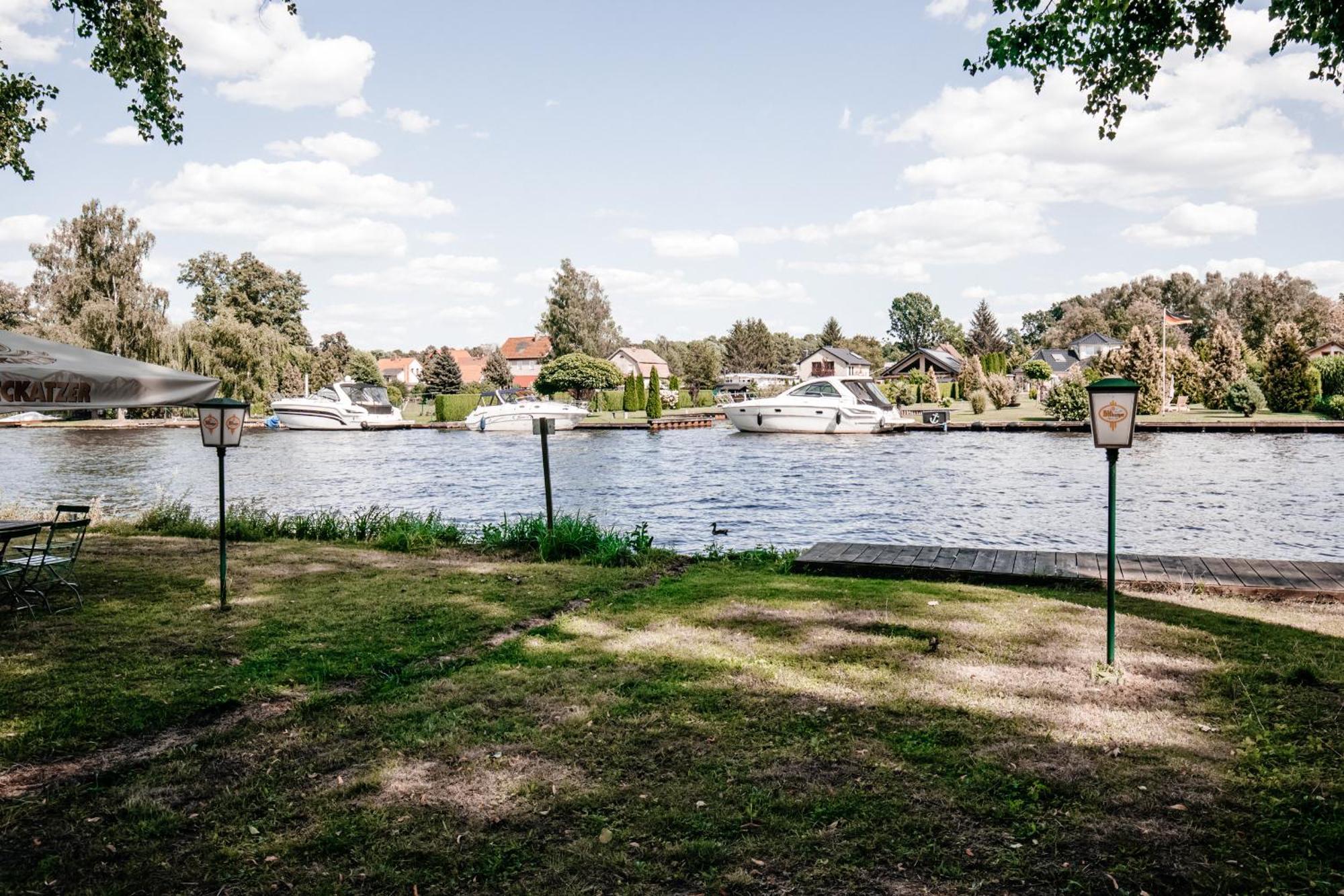 Hotel Am Fluss Heidesee Eksteriør billede
