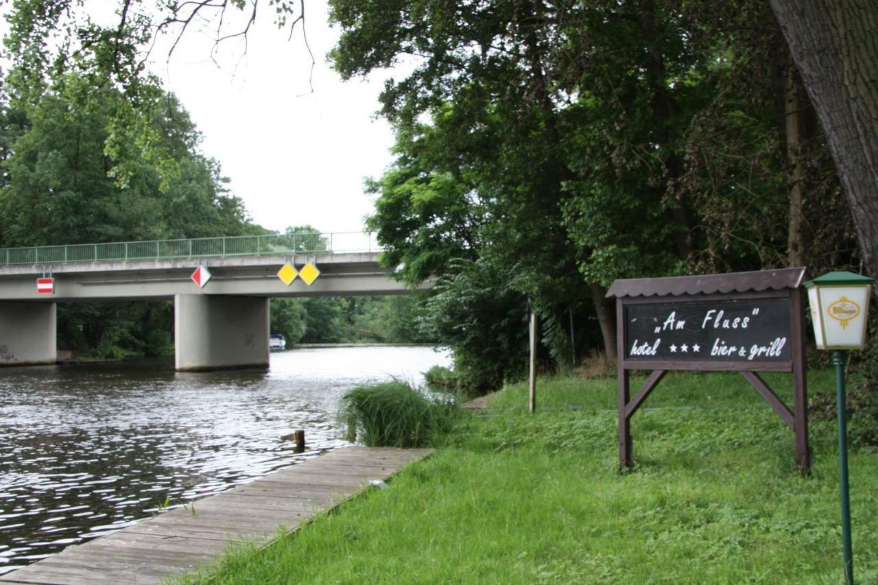 Hotel Am Fluss Heidesee Eksteriør billede